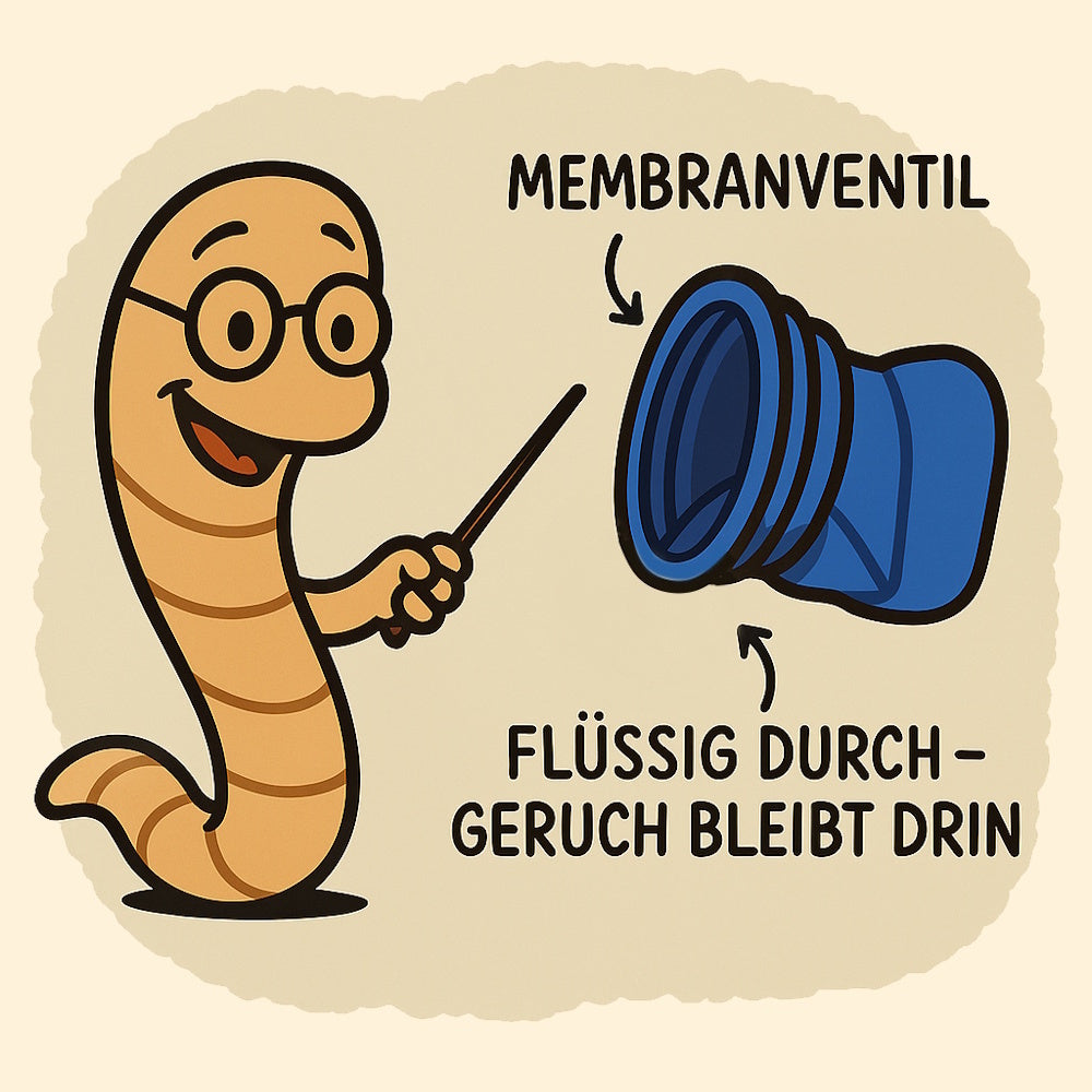 Geruchsverschluss Ventil - EcoShit
