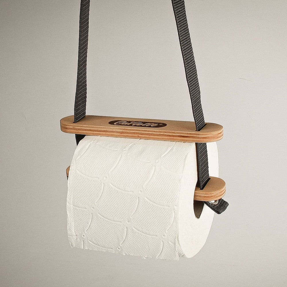 Klorollenhalter aus Holz EcoShit