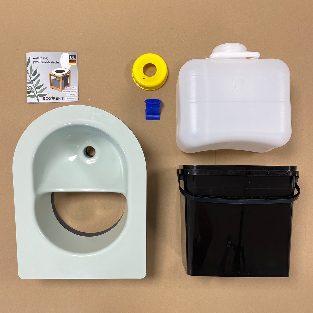 Kit de autoconstrucción de inodoro seco 10 litros