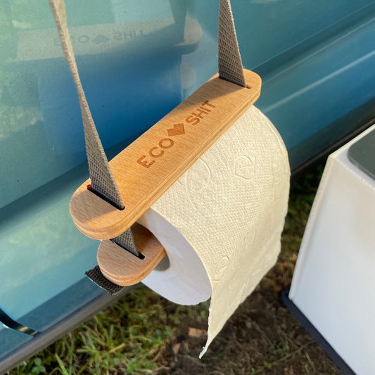 Klorollenhalter aus Holz EcoShit